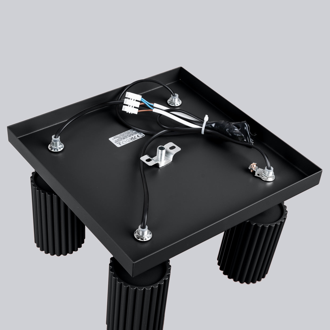 Plafondlamp KARBON 4 zwart