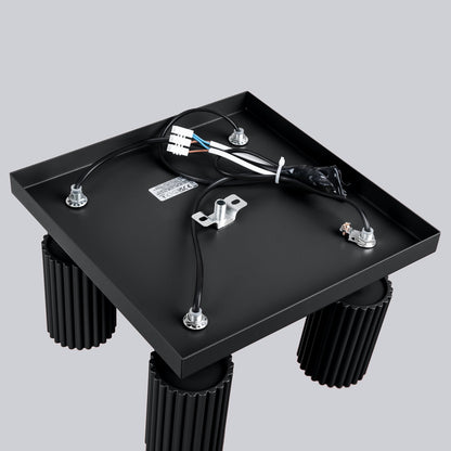 Plafondlamp KARBON 4 zwart