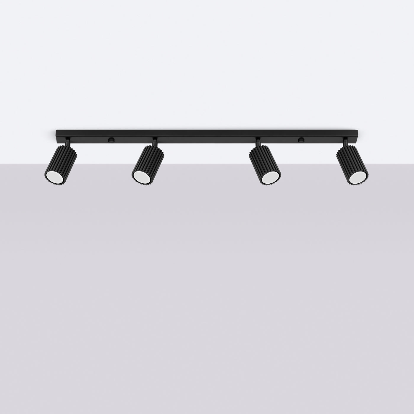 Plafondlamp KARBON 4L zwart