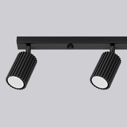 Plafondlamp KARBON 4L zwart
