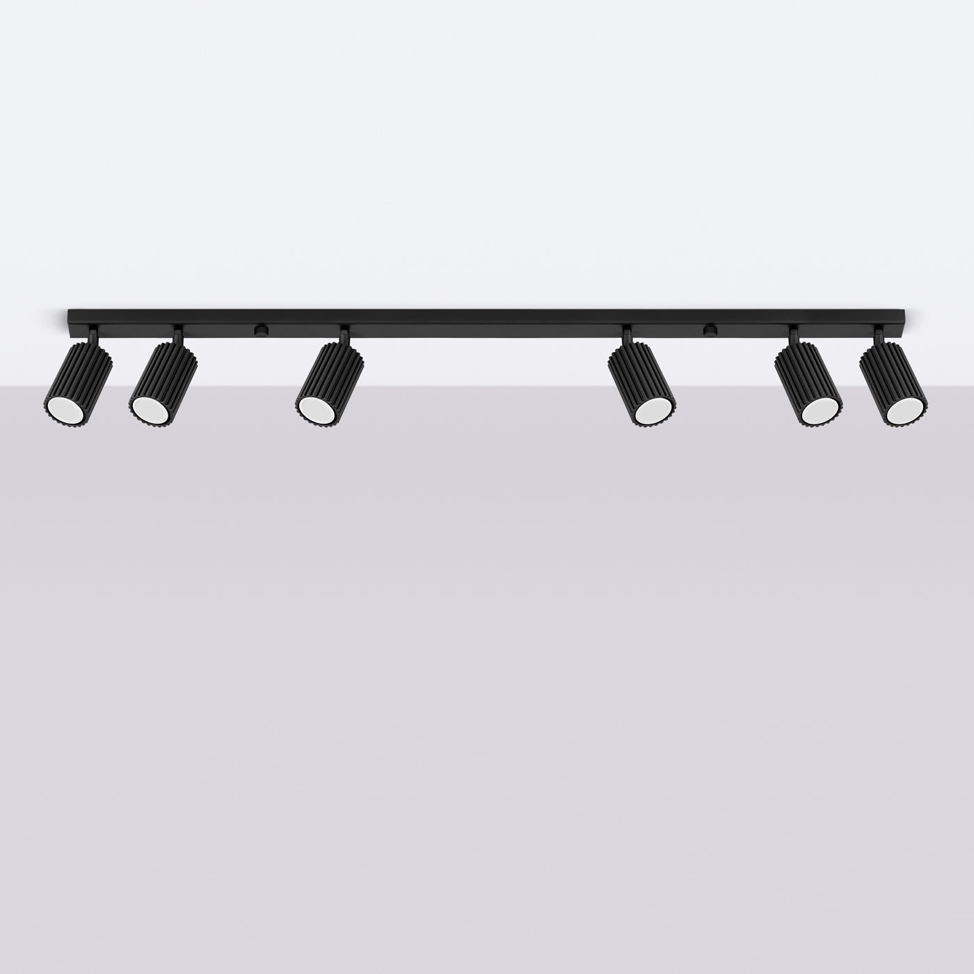 Plafondlamp KARBON 6L zwart
