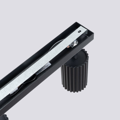 Plafondlamp KARBON 6L zwart