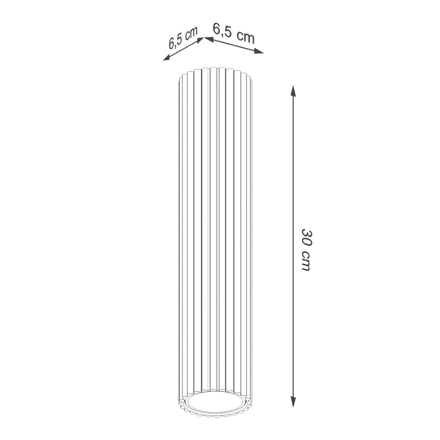 Plafondlamp KARBON 30 beige