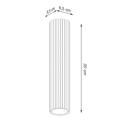 Plafondlamp KARBON 30 beige
