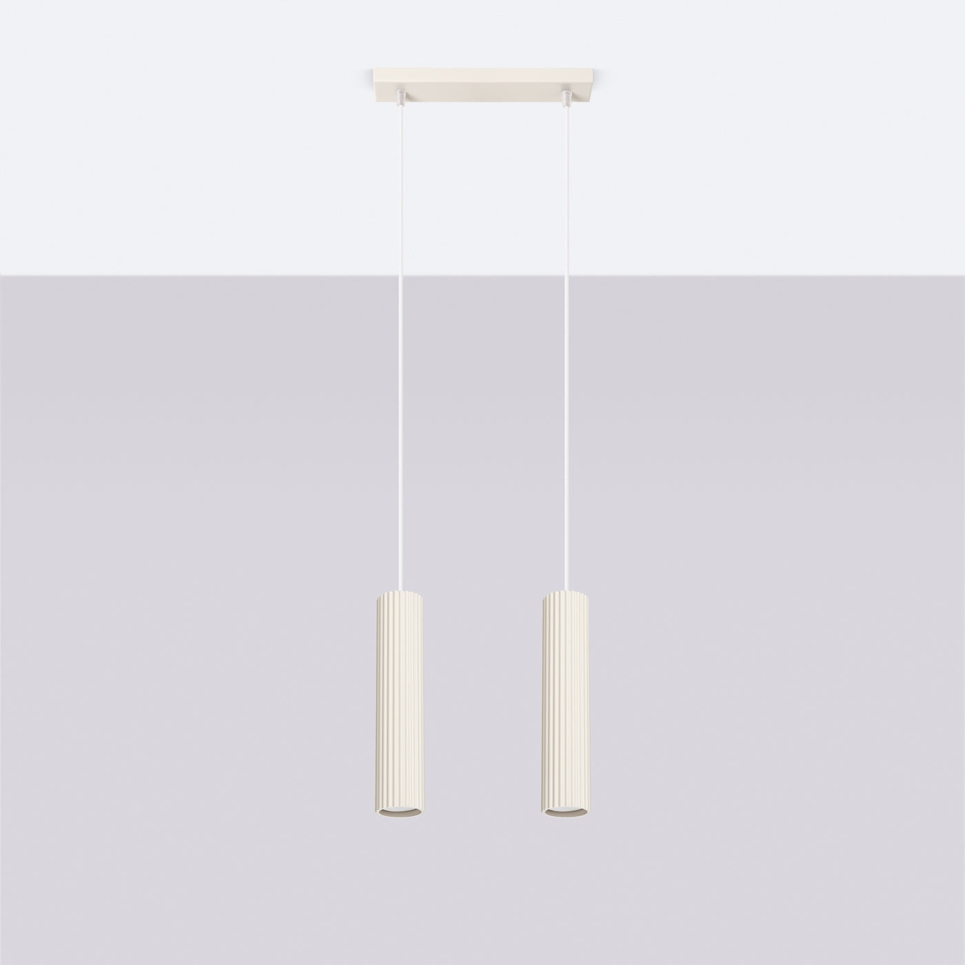 Hanglamp KARBON 2 beige