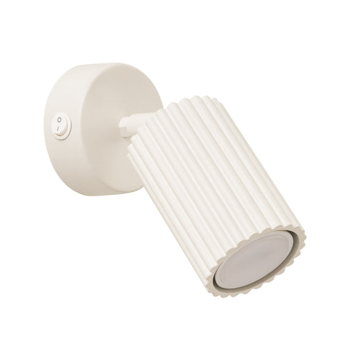 Wandlamp KARBON beige met schakelaar