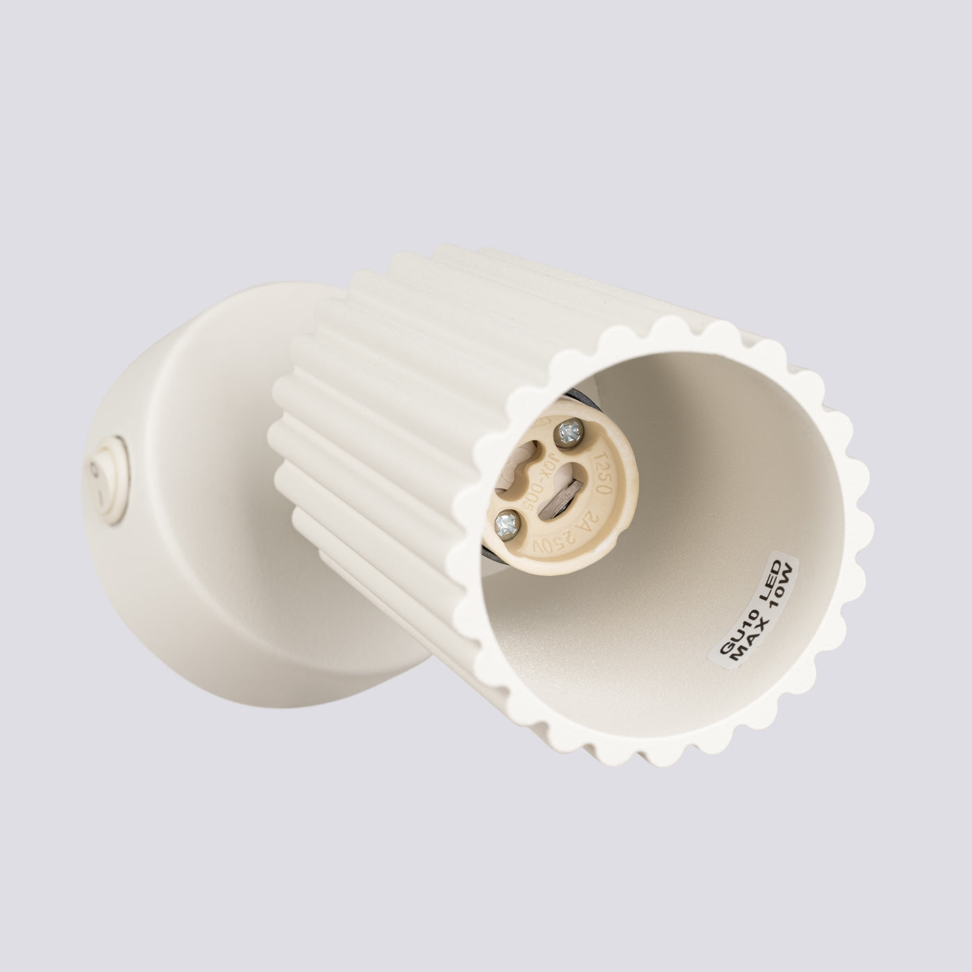 Wandlamp KARBON beige met schakelaar