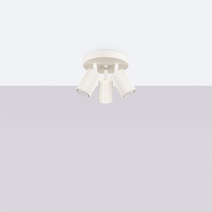 Plafondlamp KARBON 3P beige