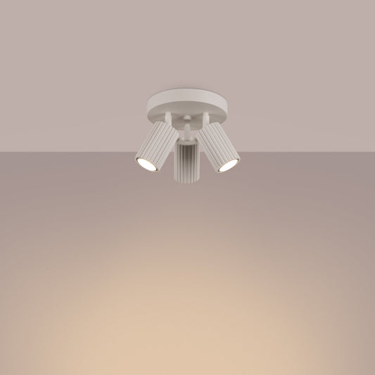 Plafondlamp KARBON 3P beige