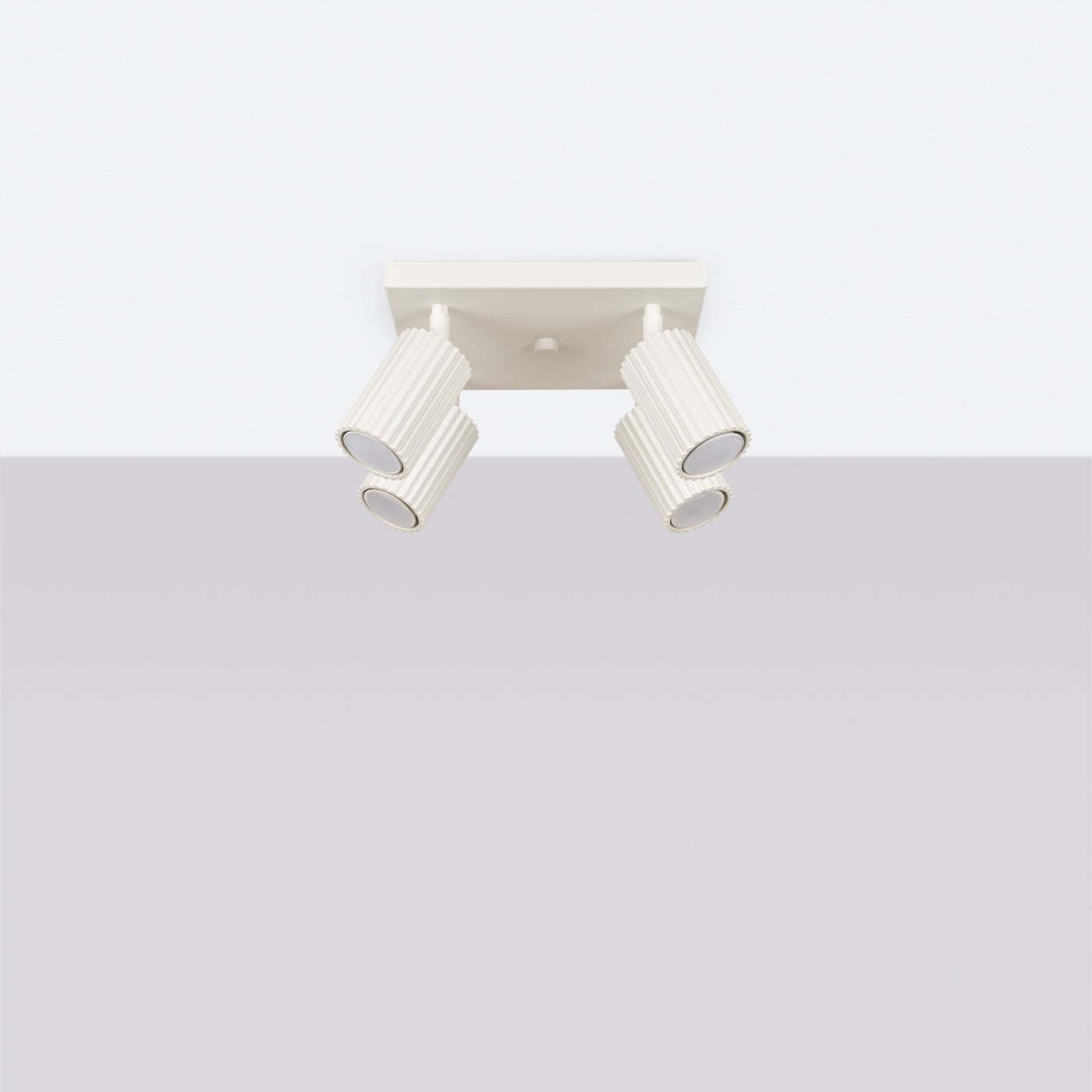 Plafondlamp KARBON 4 beige