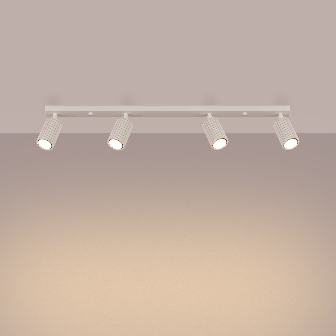 Plafondlamp KARBON 4L beige