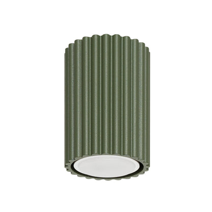 Plafondlamp KARBON 10 olijfgroen