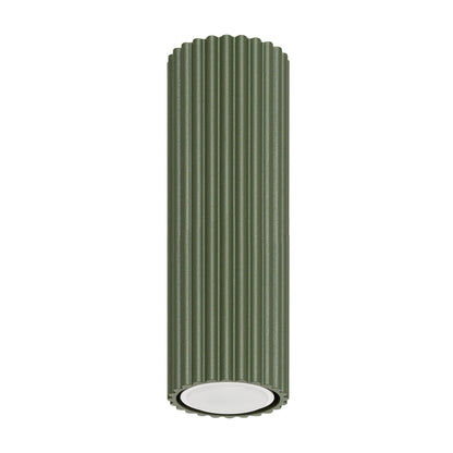 Plafondlamp KARBON 20 olijfgroen