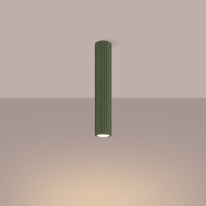 Plafondlamp KARBON 40 olijfgroen