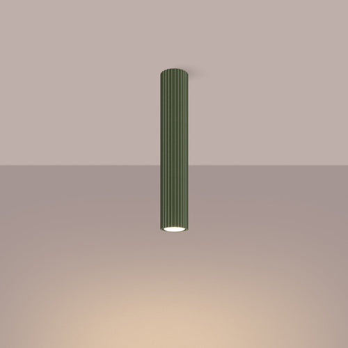 Plafondlamp KARBON 40 olijfgroen