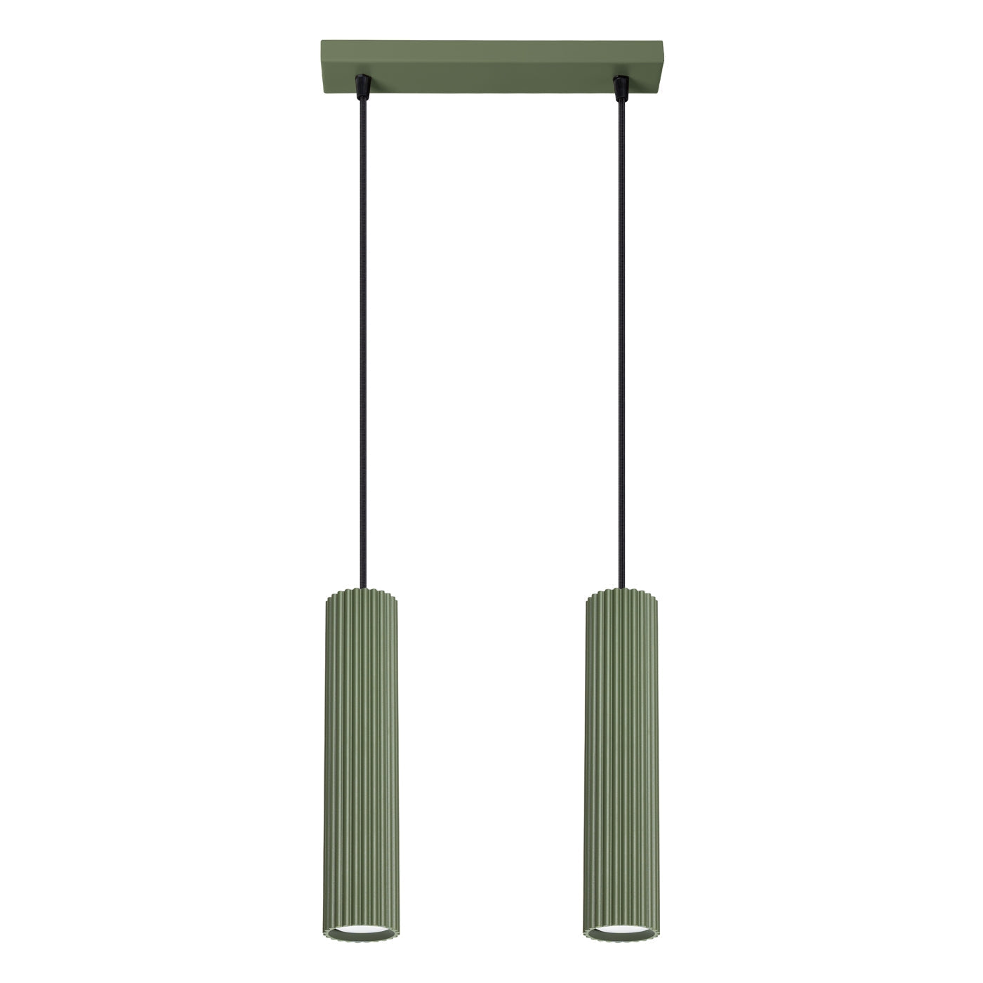 Hanglamp KARBON 2 olijfgroen