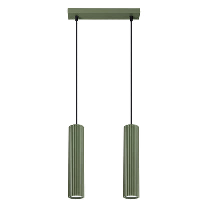 Hanglamp KARBON 2 olijfgroen