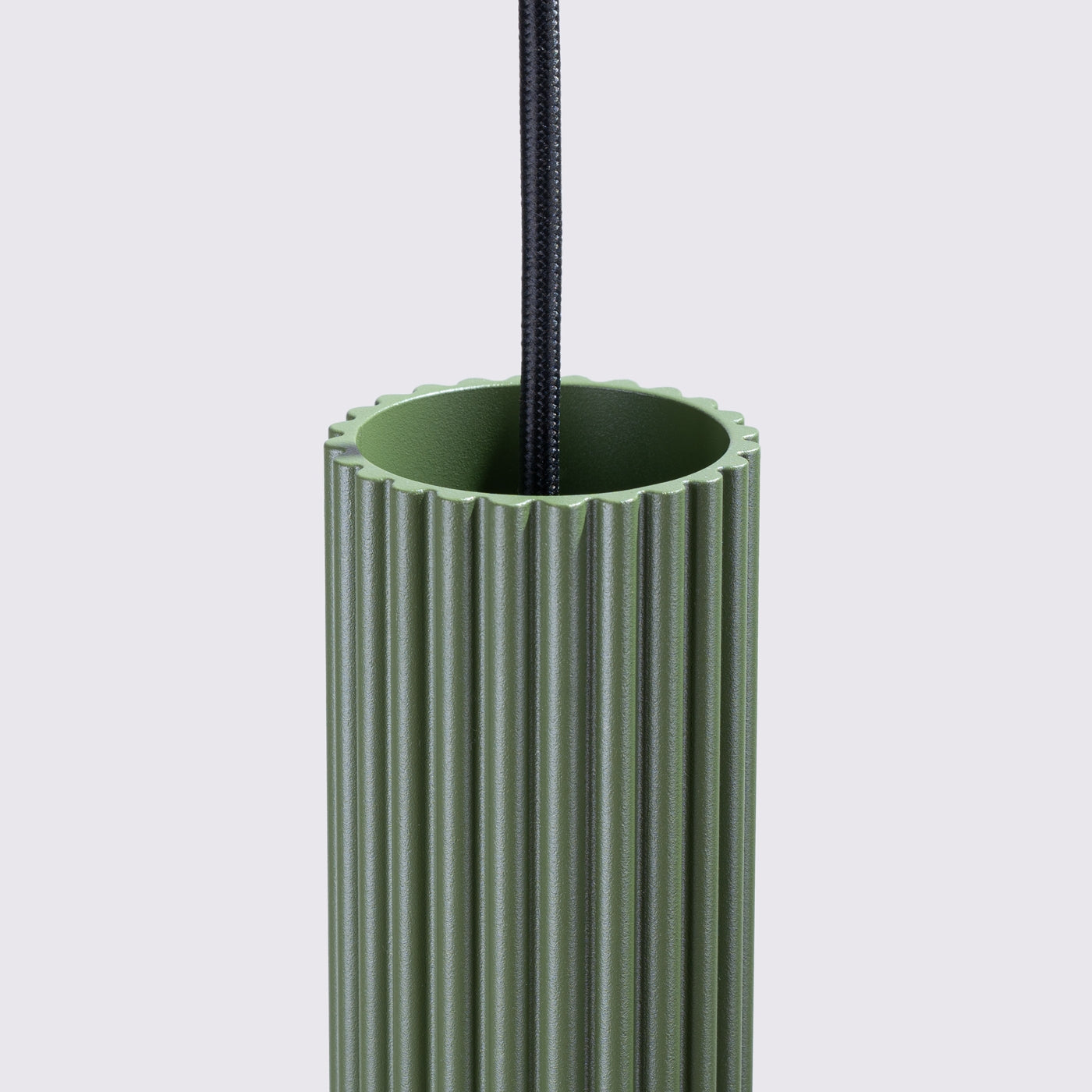 Hanglamp KARBON 3L olijfgroen