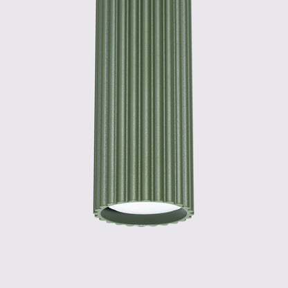 Hanglamp KARBON 3L olijfgroen
