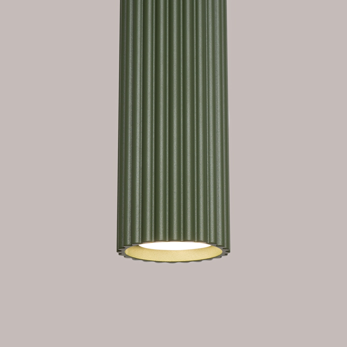 Hanglamp KARBON 3L olijfgroen