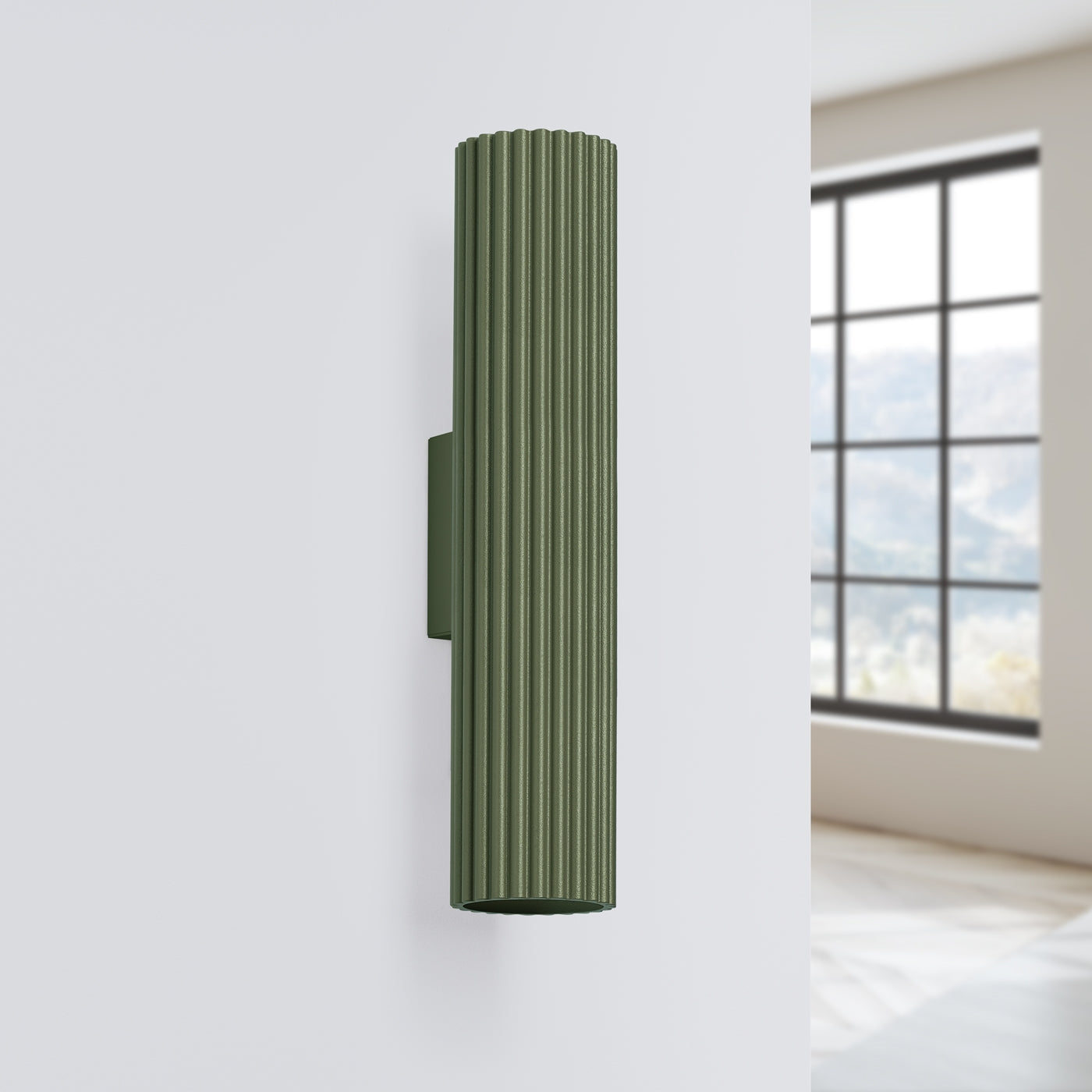 Wandlamp KARBON 30 olijfgroen