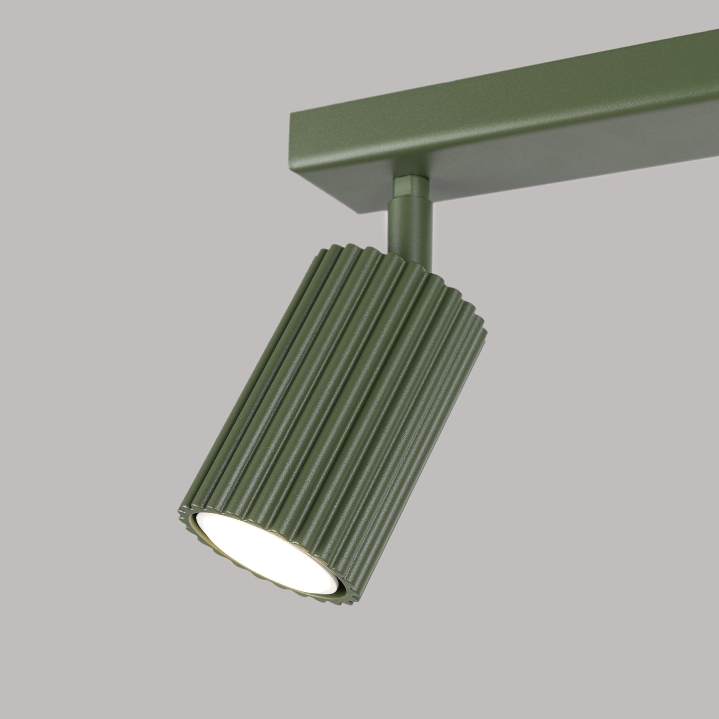Plafondlamp KARBON 2 olijfgroen