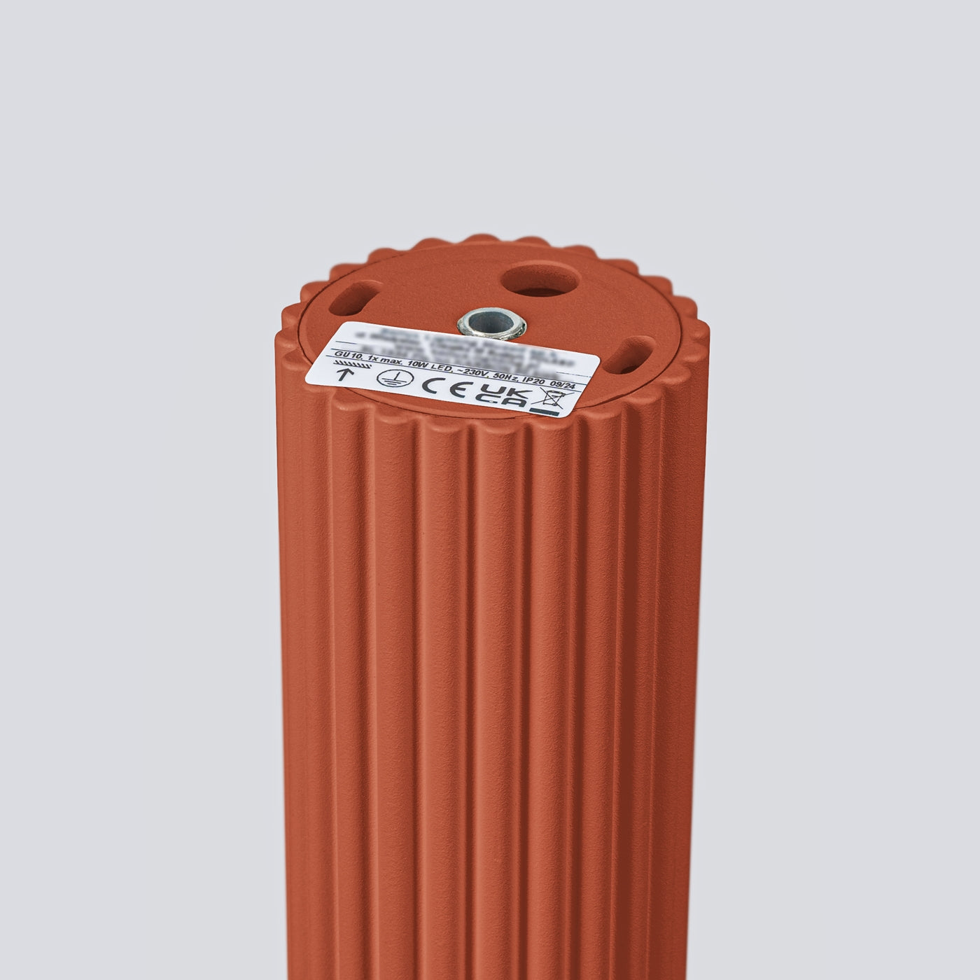 Plafondlamp KARBON 10 rood oker
