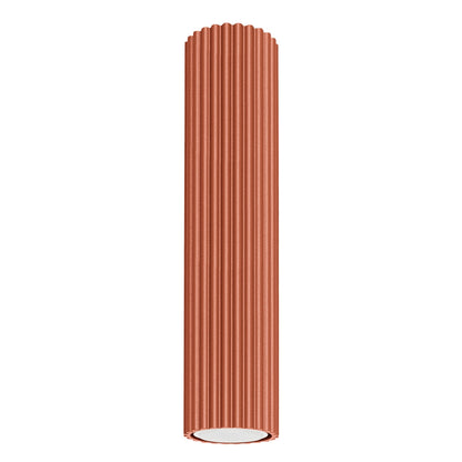 Plafondlamp KARBON 30 rood oker