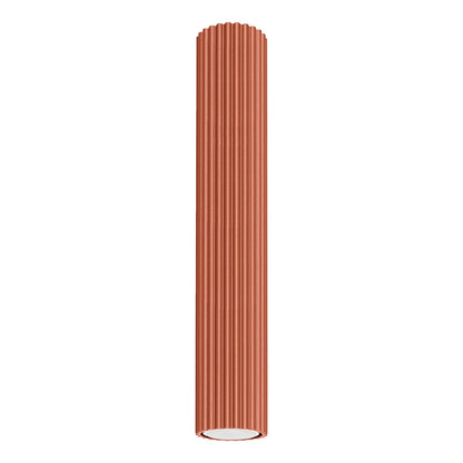 Plafondlamp KARBON 40 rood oker