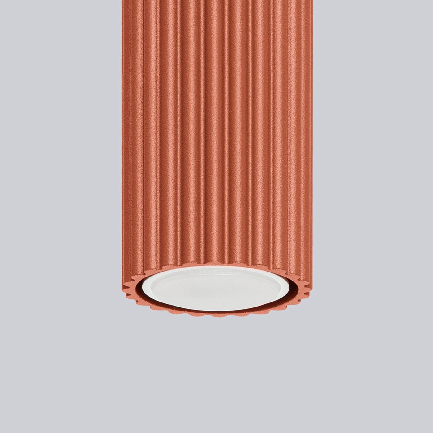 Plafondlamp KARBON 40 rood oker