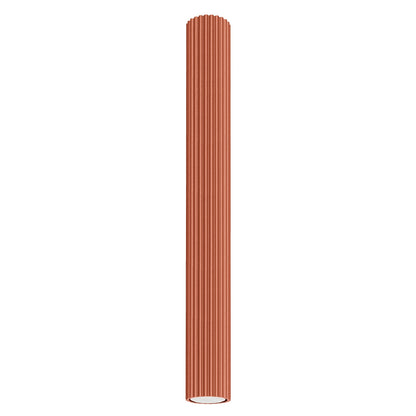 Plafondlamp KARBON 60 rood oker
