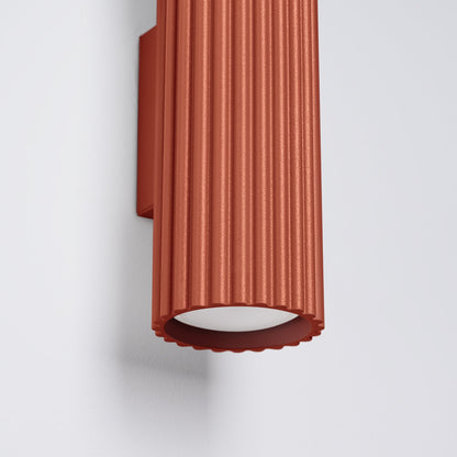 Wandlamp KARBON 30 rood oker