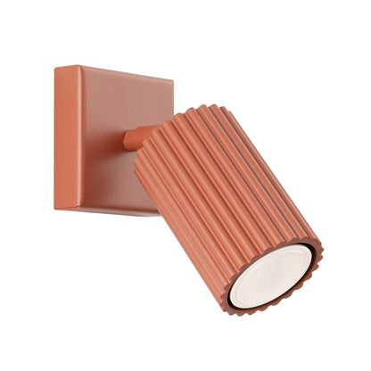 Wandlamp KARBON rood oker