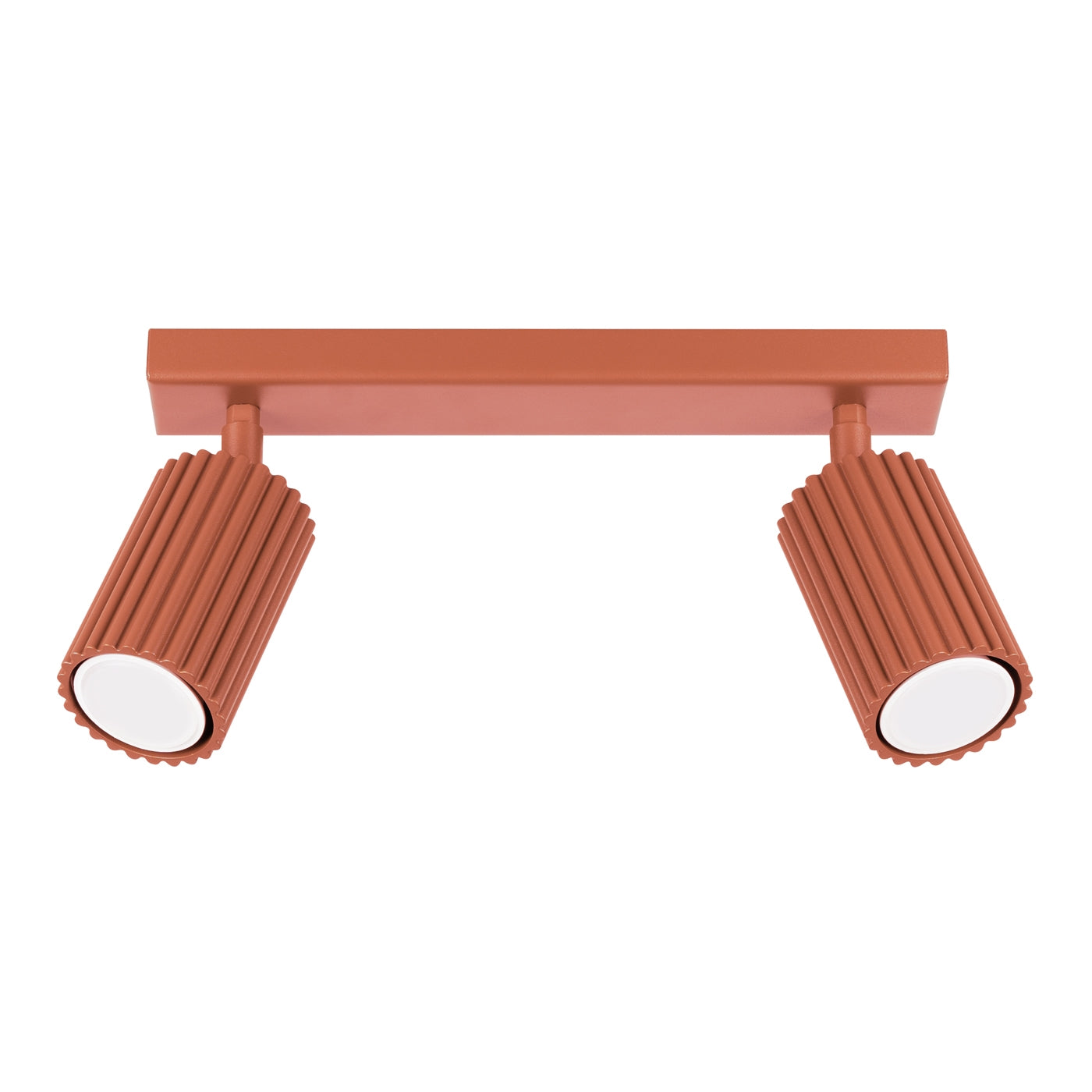 Plafondlamp KARBON 2 rood oker