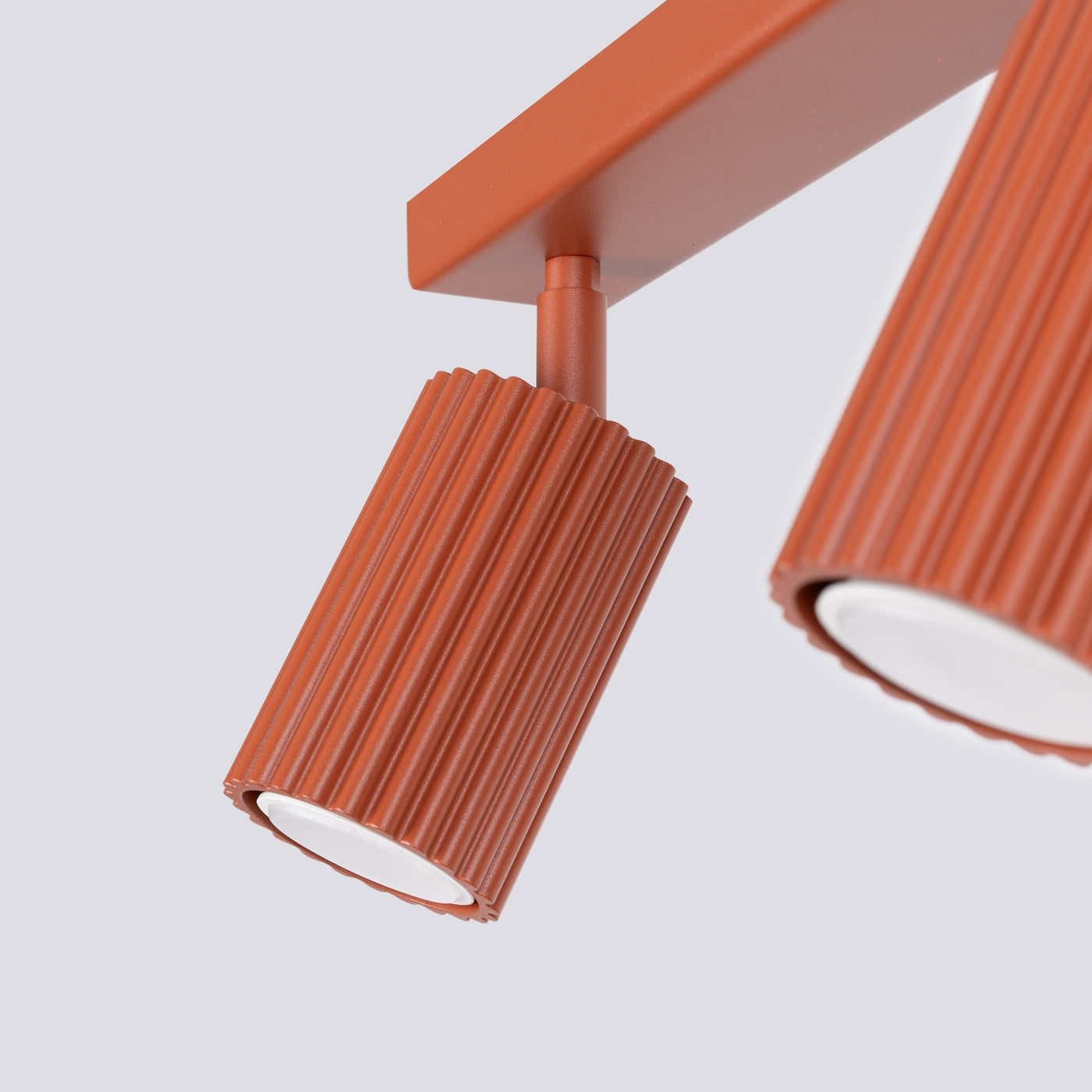Plafondlamp KARBON 2 rood oker
