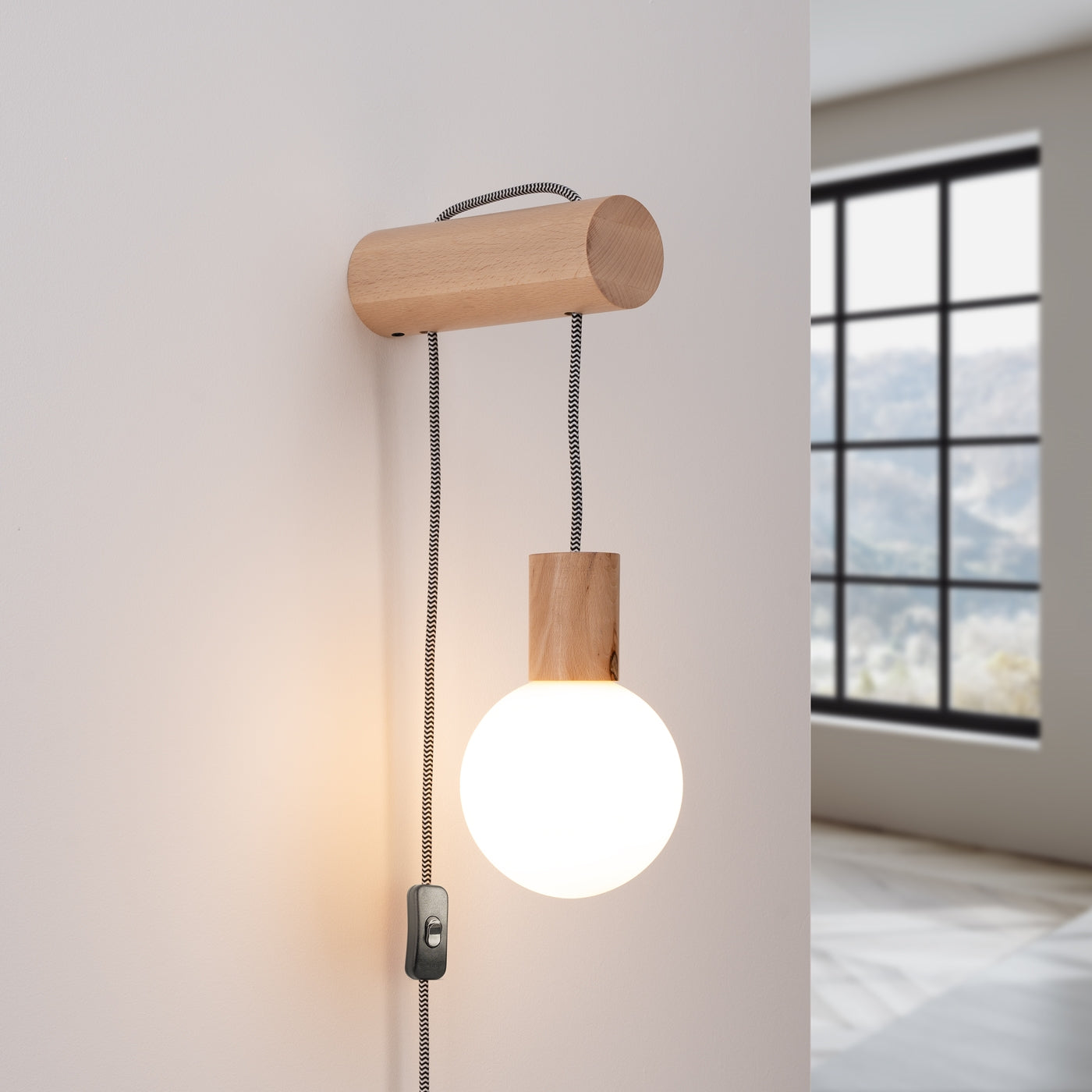 Wandlamp NIBMI G9 met schakelaar