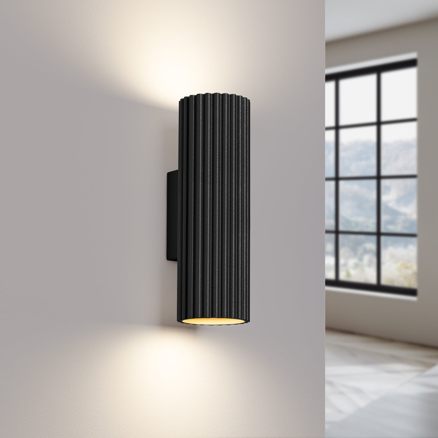 Wandlamp KARBON 20 zwart
