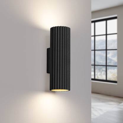 Wandlamp KARBON 20 zwart