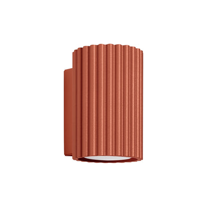 Wandlamp KARBON 10 rood oker