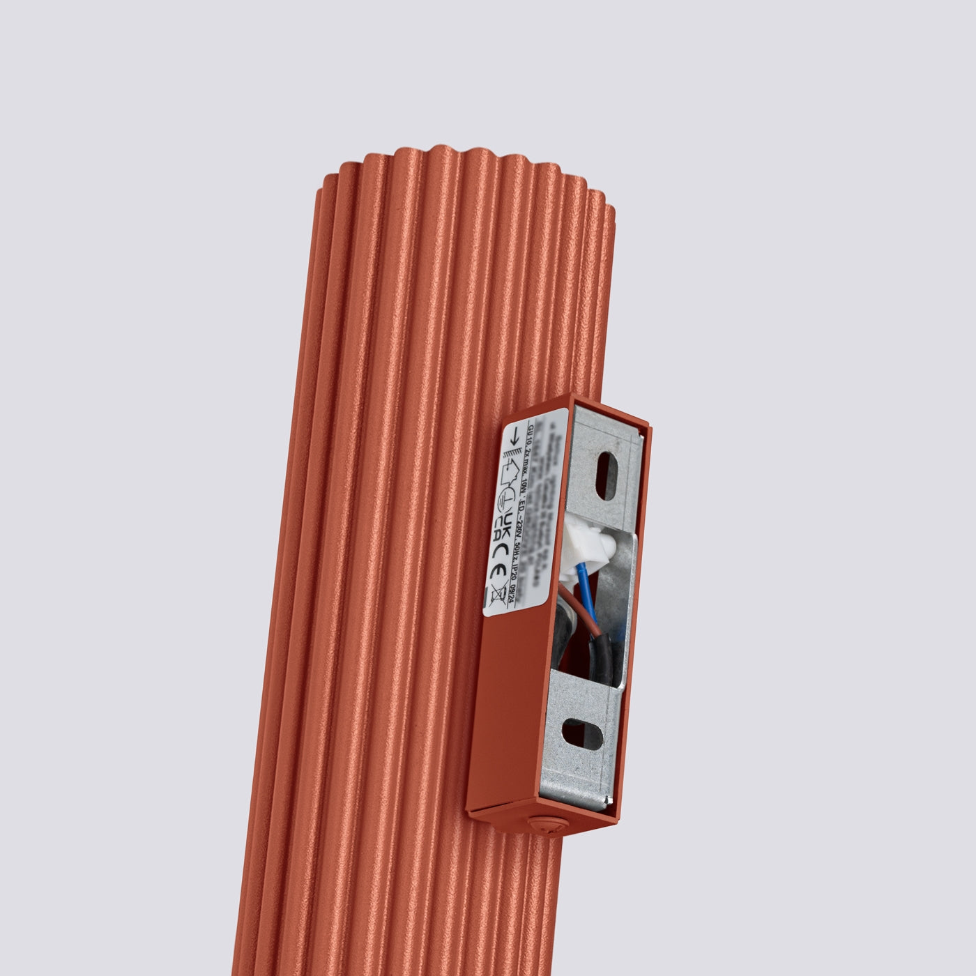 Wandlamp KARBON 20 rood oker