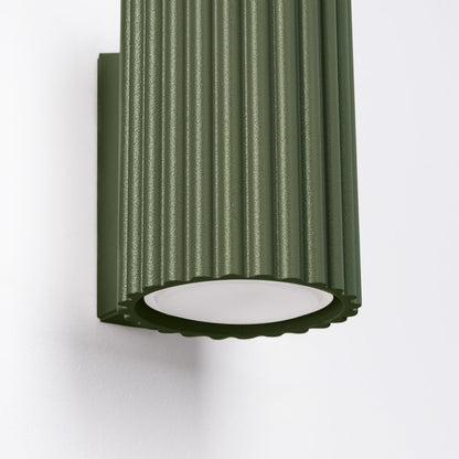 Wandlamp KARBON 10 olijfgroen