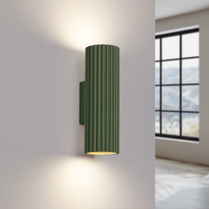 Wandlamp KARBON 20 olijfgroen