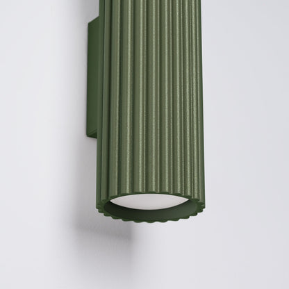 Wandlamp KARBON 20 olijfgroen
