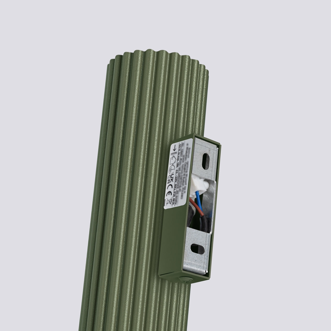 Wandlamp KARBON 20 olijfgroen