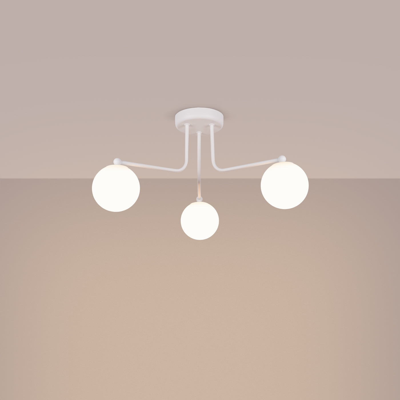 Tijdloze witte Kroonluchter ASTRAL 3
