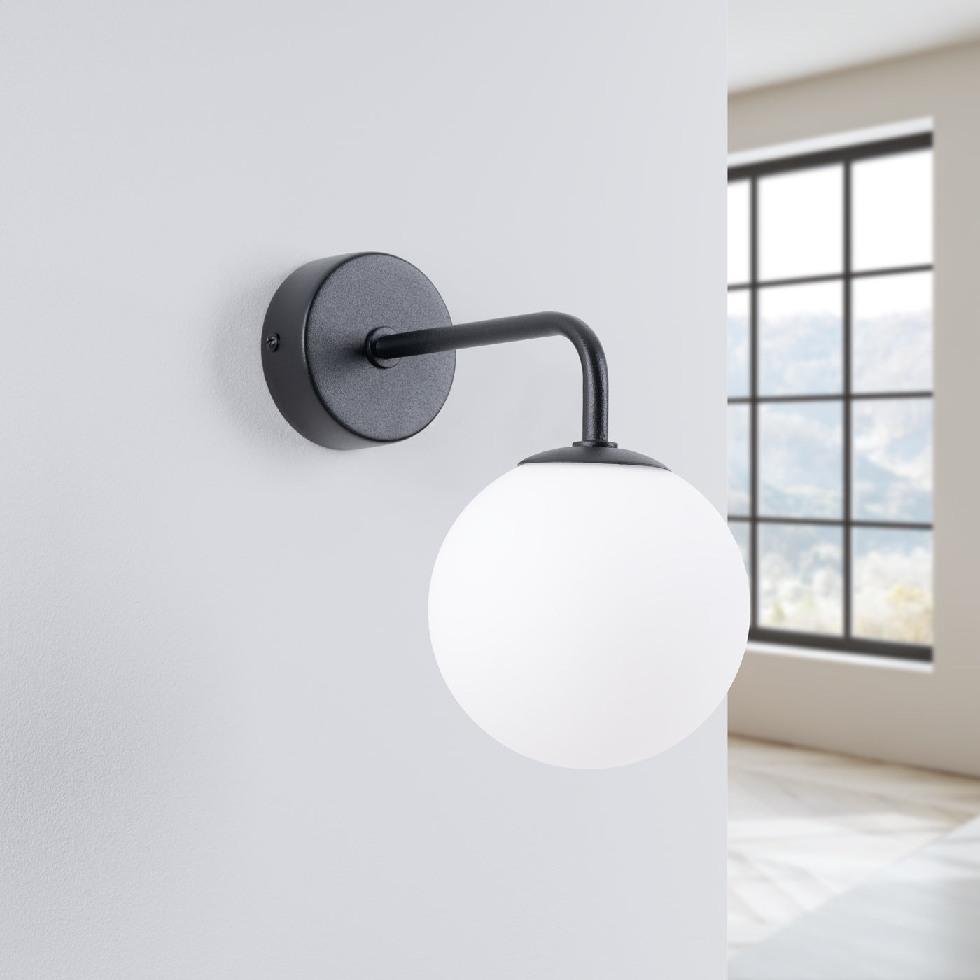 Wandlamp ASTRAL 1 zwart