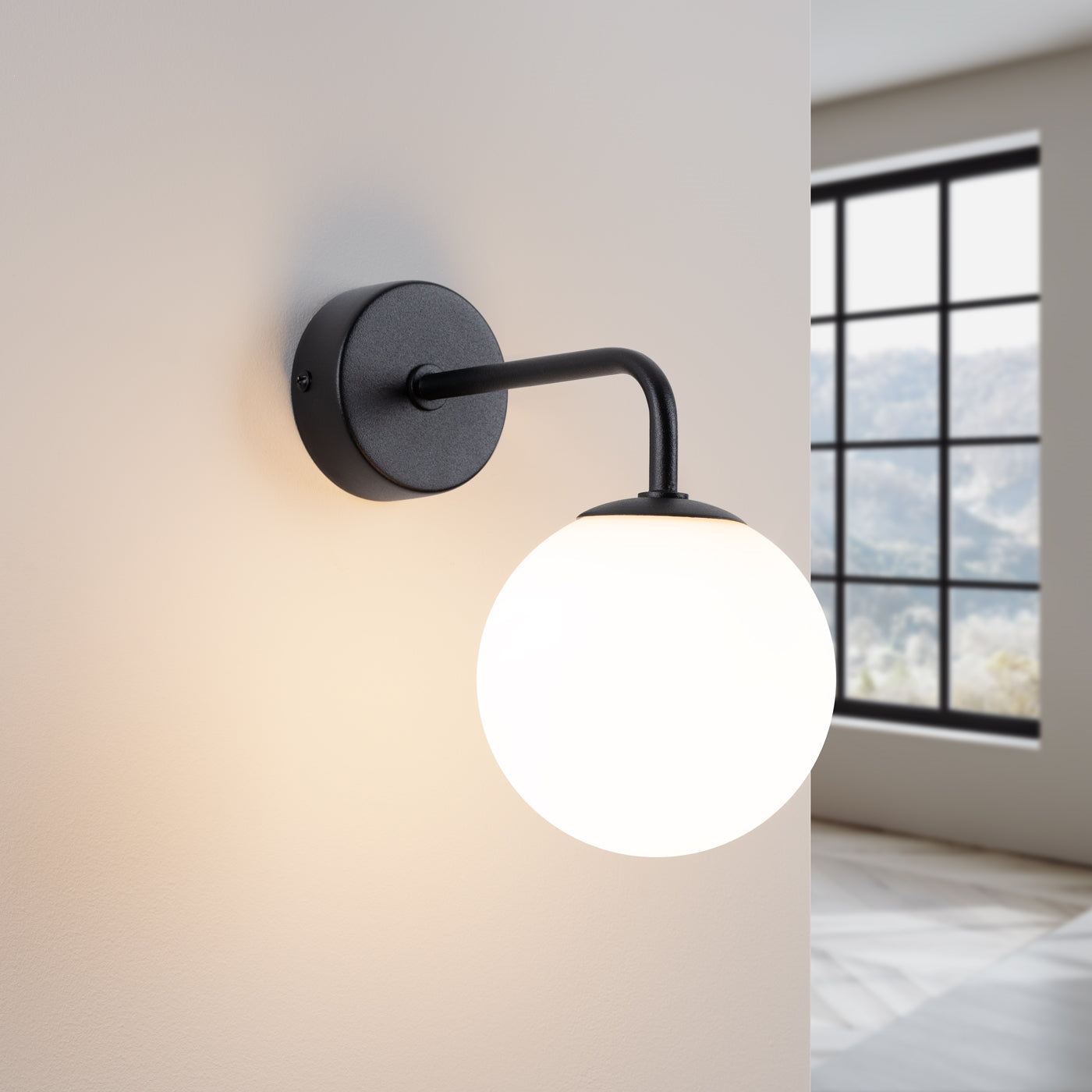Wandlamp ASTRAL 1 zwart