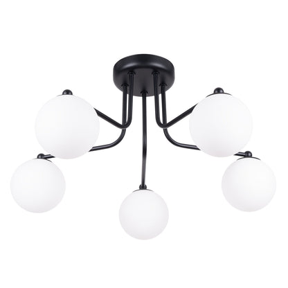Tijdloze zwarte Kroonluchter ASTRAL 5