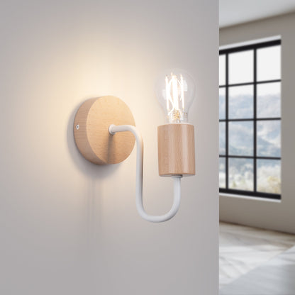 Wandlamp TIMBO wit