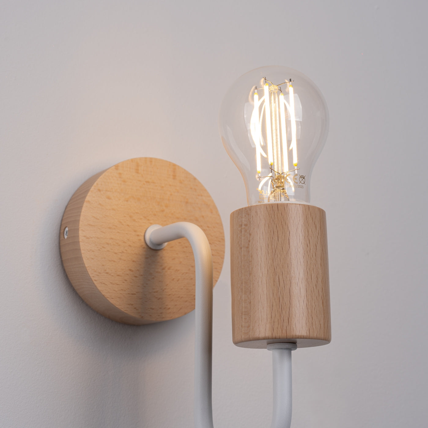 Wandlamp TIMBO wit